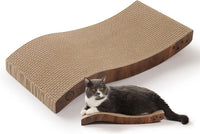 Reversible Wave Cat Scratcher for Indoor Cats - Dark Cherry / 1pcs
