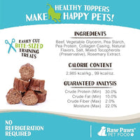 Raw Paws Grain-Free Soft Sausage Treats for Dogs & Cats - Chicken Recipe, 6-oz - USA Chicken Sausage Dog Treats - Soft Treats for Dogs & Cats - Dog Sausage Treats