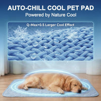 Dog Cooling Mat Q-MAX>0.5 Self-Cooling Mat for Dogs Crate Pad for Dogr - 44.0"L X 32.0"W - image 2