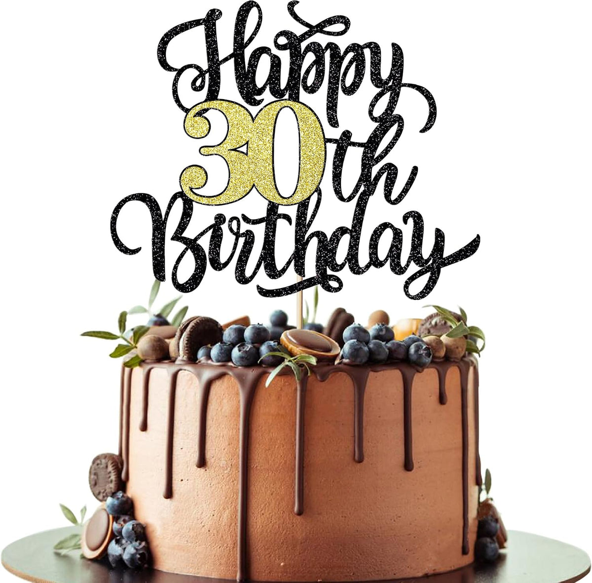Happy 75th Birthday Cake Topper, 75th Birthday Cake Decorations – Fun for Kids & Family - 30