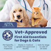 Dog First Aid Kit 3-Pack – 2 Hard-Sided & 1 Compact Travel Pet First Aid Kits – Vet-Approved Emergency Supplies with First Aid Guide, Tick Remover, Thermal Blanket for Hiking, Camping, Car, RV