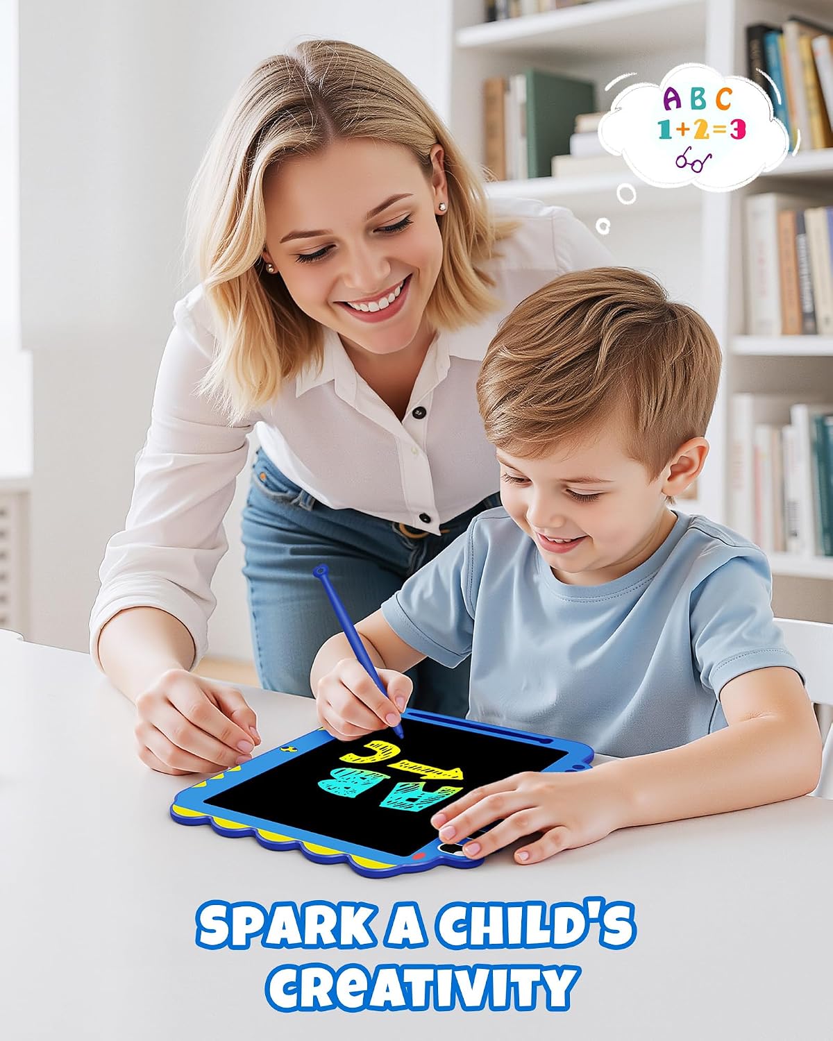 8.5 Inch LCD Doodle Board Tablet Toy - 12 Inch - Blue - image 4