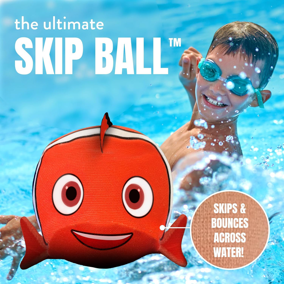 Activ Life The Ultimate Water Skip Balls - 2.2" / Clown Fish - image 2