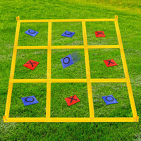Giant Tic Tac Toe Outdoor Games for Kids Adults Family - Yellow