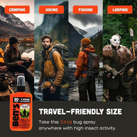 Ben's Tick & Insect Repellent - Travel Size Bug Spray with 30% DEET for Mosquitoes, Ticks & More - Up to 7 Hours of Protection - Fragrance-Free - 3.4 Fl Oz (4 Pack)