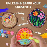 EPUMP Glow in the Dark Wooden Painting Kit for Kids - Wooden Painting Kit - HighEnd - image 3