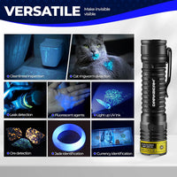 DARKBEAM UV Flashlight 395nm LED Black Light Woods Lamp Ultraviolet - UV 365nm(bluish) / Mini (V82) - image 3