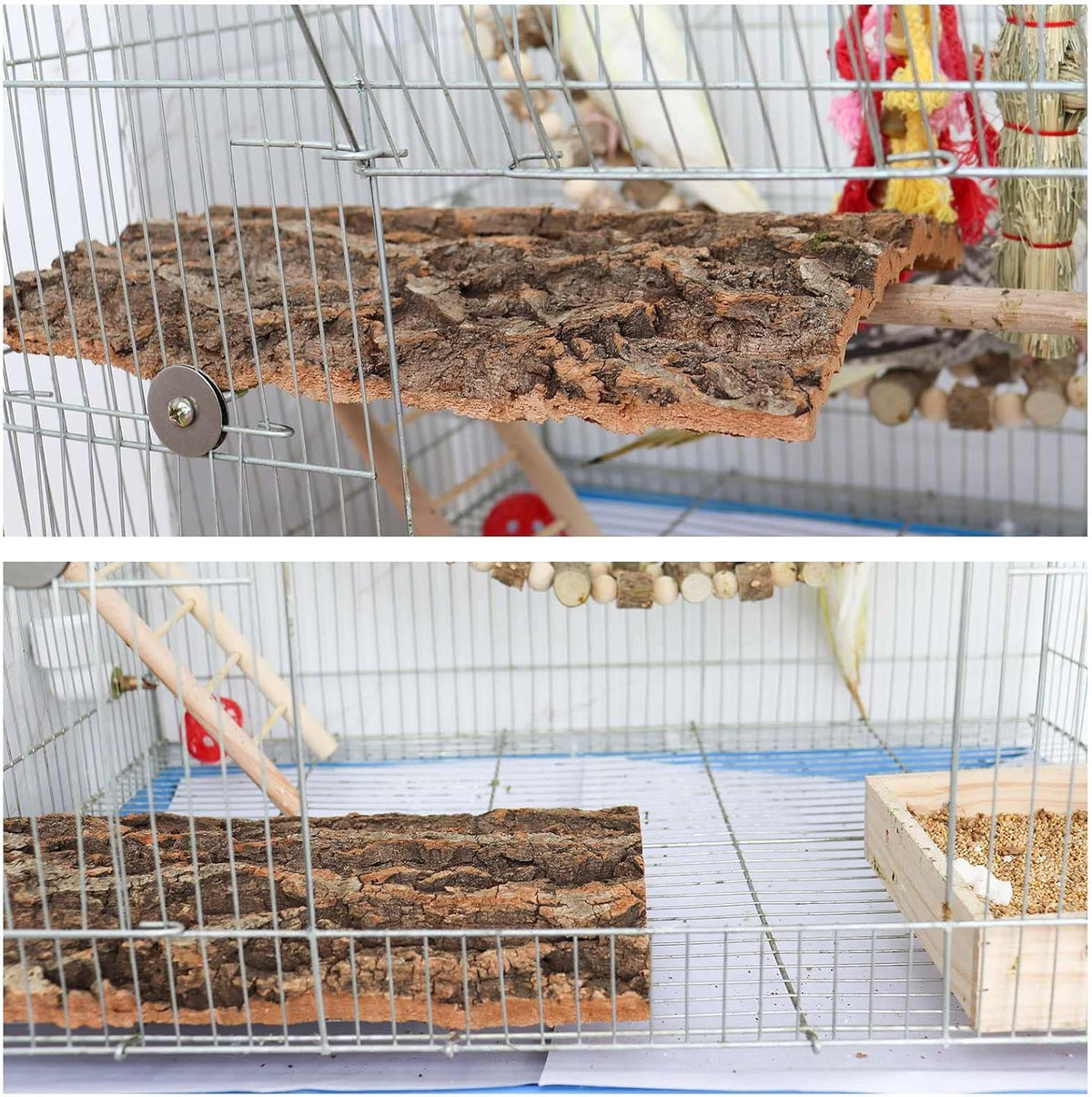 2 Pack 12 x 8 Inch 100% Natural Cork Perch - 16×12 Inches - image 2
