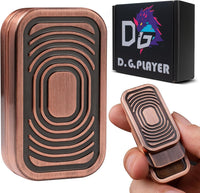 D.G.PLAYER triple magnetic fidget slider in metal alloy - view 2