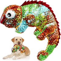 Fuufome Squeaky Dog Toys for Indoor Play with Small - Brownish-green