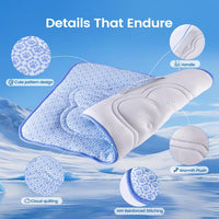 Dog Cooling Mat, Thick Cooling Mat for Extra Large Dogs with PCM & Thermochromic Tech, Dual-Sided - Small - image 4