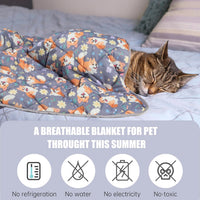 Leekalos Dog Cooling Mat, Summer Pet Cooling Pad for Cats & Dogs - X-Large(55"x80") / Puppy Corgi - image 4