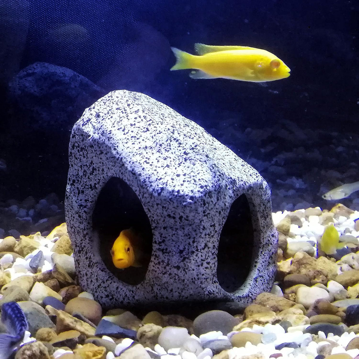 SpringSmart Betta Fish Tank Decor Rock Cave - image 2