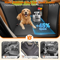 URPOWER Dog Car Seat Cover for Back Seat - Black / XL - 60" Length - image 2