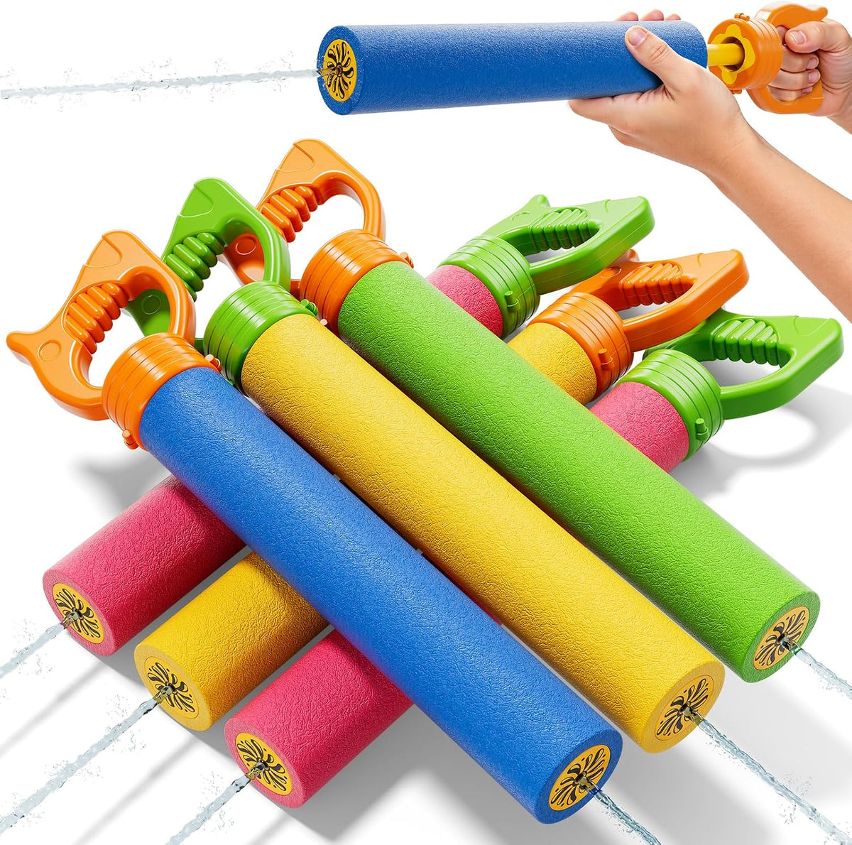 12 Pack Water Blaster Bulk Pool Toys Set for 3 4 5 6 7 8 Years Old - 838-12 - image 2