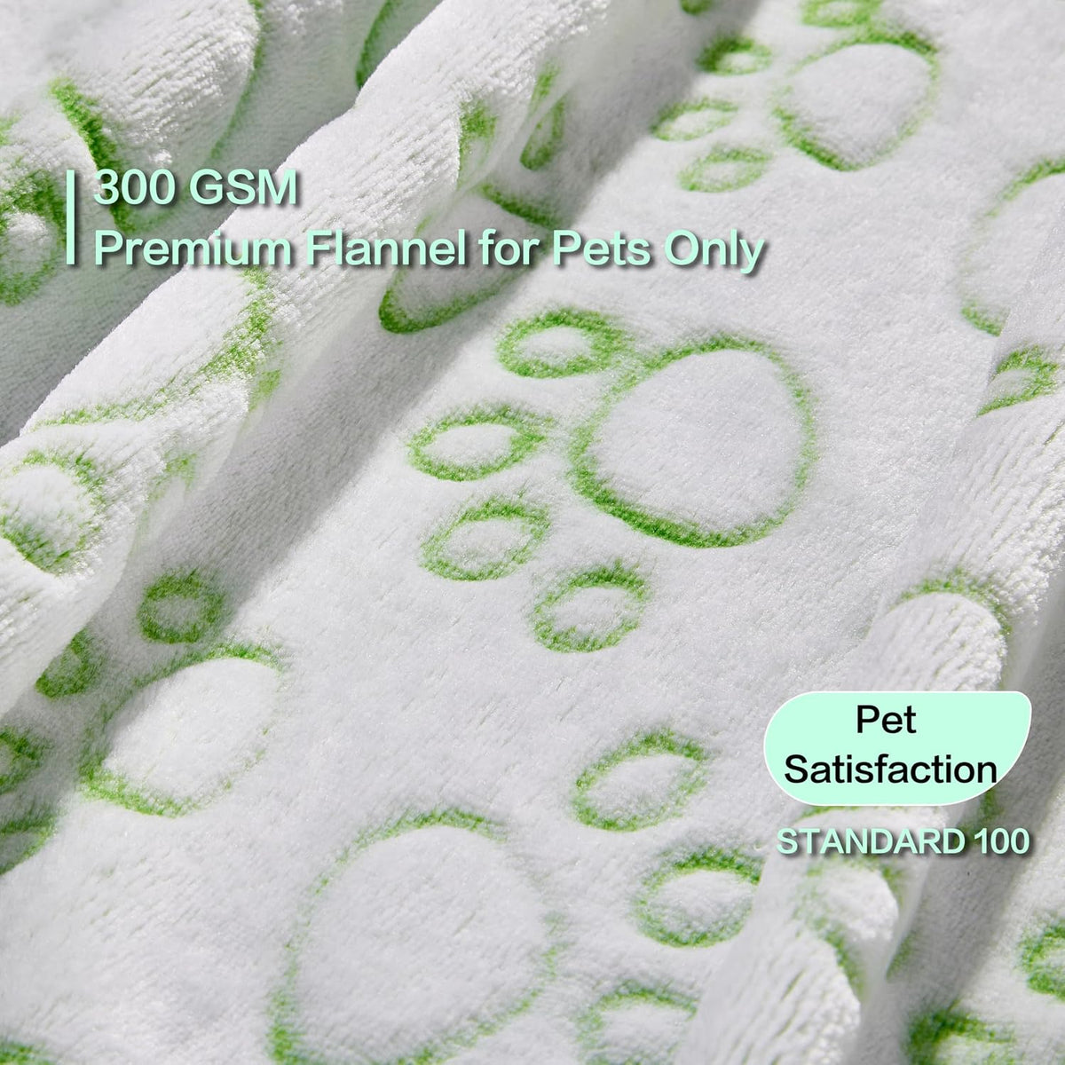 Stuffed Premium Soft Dog Blanket Washable - Green / L(42x66") - image 2