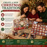 Christmas Advent Puzzle 1000 Piece Countdown 2026 – Fun for Kids & Family - Christmas Advent Puzzle - image 4