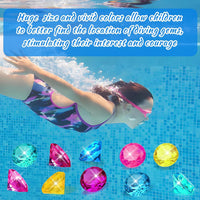 MARFOREVER Extra Large Diving Gem Pool Toys 60MM Extra Big Colorful - Extra Large Gems - image 3