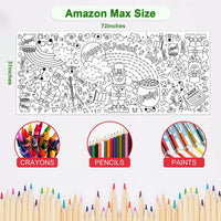 OHOME Halloween Giant Coloring Poster/Tablecloth-Halloween Crafts - St. Patricks Day - image 2