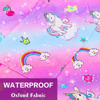 PASHOP rainbow unicorn kids apron 2 pack with front pockets in waterproof polyester - view 9