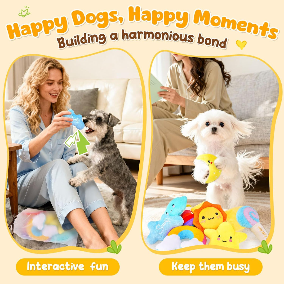KIPRITII 9-Pack Squeaky Dog Toys for Small Dogs & Puppies - image 4