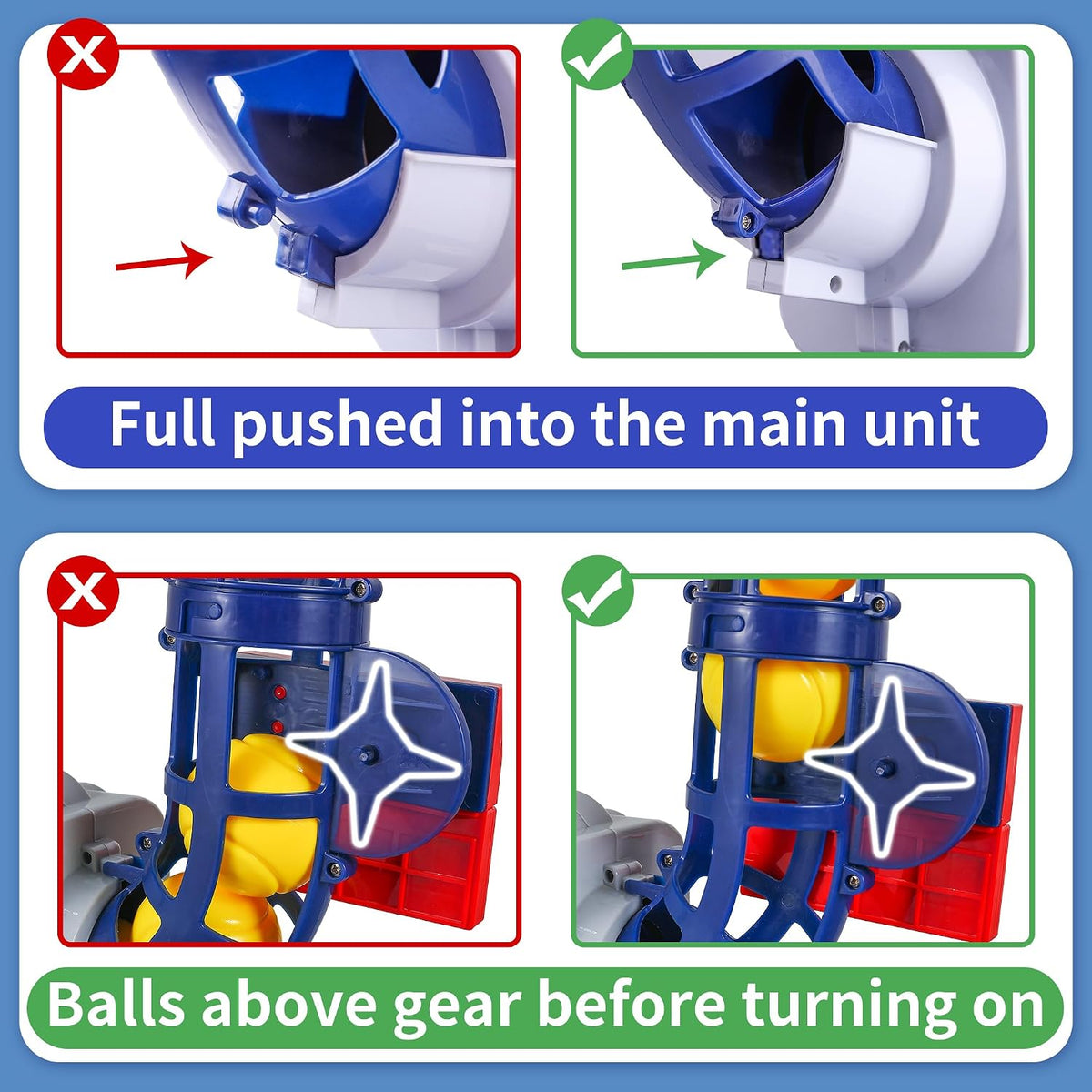 iPlay, iLearn Kids Pitching Machine Toys - Navy Blue - image 4