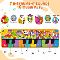 Floor Piano Mat, Musical Educational Keyboard Playmat for Kids Aged 1 2 3+ – Fun for Kids & Family - Music Sensory Piano Mat - image 4