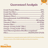 Made by Nacho Dry Cat Kibble 4lb Bag, High Protein Premium Cat Food with Freeze Dried Pieces, Sustainably-Caught Salmon, Whitefish & Pumpkin, Limited Ingredients, Single Bag