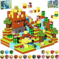 SSAWER 48 piece magnetic blocks travel set with colorful building cubes - view 7