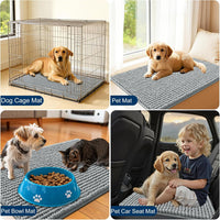 OLANLY Dog Door Mat for Muddy Paws 30x20 - 30" X 20" / Grey - image 4