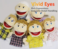 Family Hand Puppets for Kids, Includes Grandpa, Grandma, Dad - Style2 - Grandma - image 3