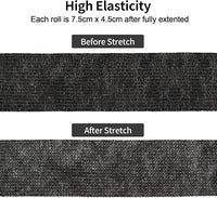 12 Pack Self Adhesive Bandage Wrap 3 inch X 5 Yards Elastic Self Adherent Cohesive Bandage for Ankle Wrist Sports Athletic Tape Pet Vet Wrap for Horses Dog First Aid Tape