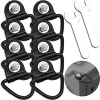 4 Pack Tie Down Kit, with Wrench, Easy Installation - 8 Pack
