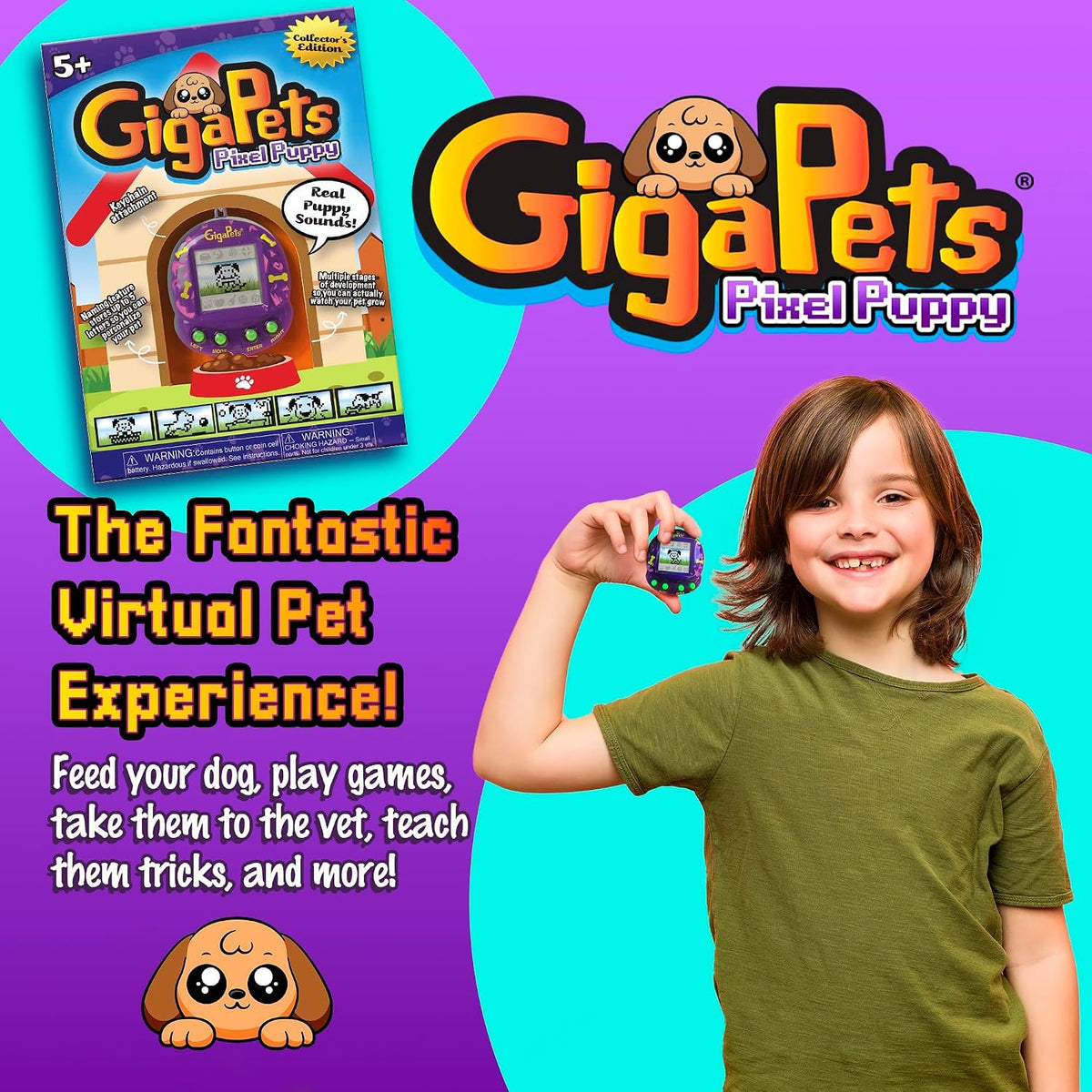 Giga Pets Interactive Digital Pet Toy, Boys & Girls, Ages 6+ - Puppy - image 2