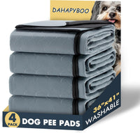 DAHAPYBOO Washable Pee Pads for Dogs 18x24 - 36X41-4P / 4