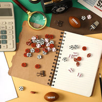 JUNEBRUSHS 150Pcs Fall Mini Erasers - baseball Style - image 4