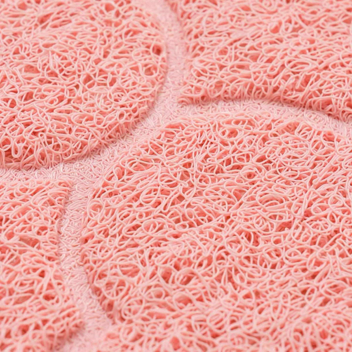 Cat Litter Box Mat, Kitty Premium PVC Pad, Durable Trapping Rug - #12 Baby Pink / Medallion/47 x 36 Inch - image 2