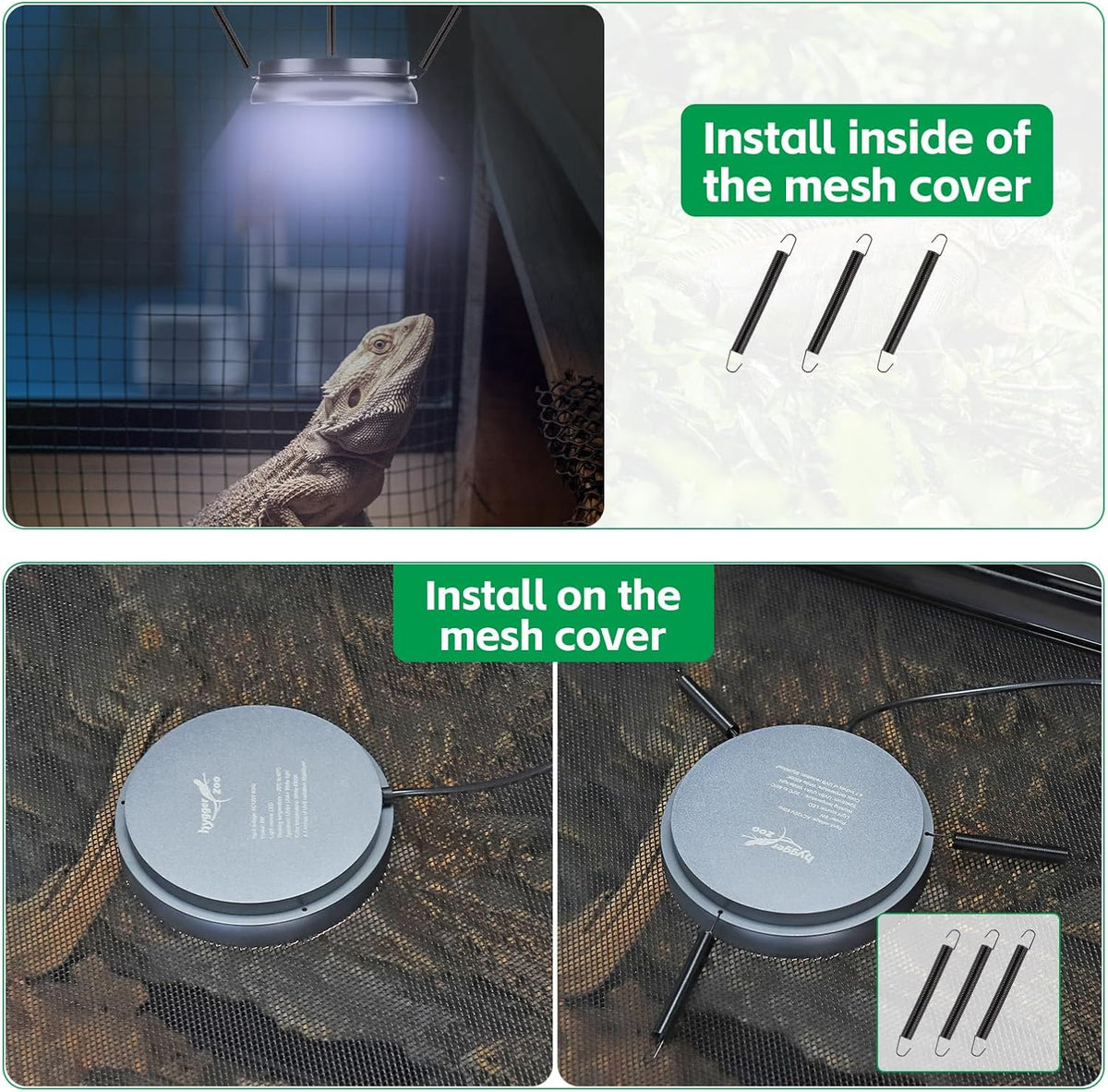 UVB Light for Reptiles with Dimming - Grey / 6W-Grey - image 4