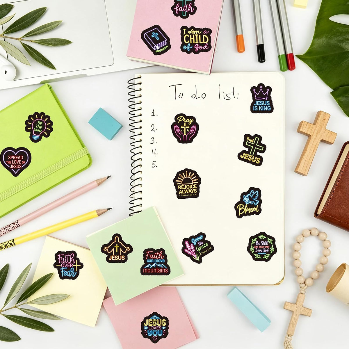 BeYumi Halloween Neon Christian Sticker - Neon Christian - image 4
