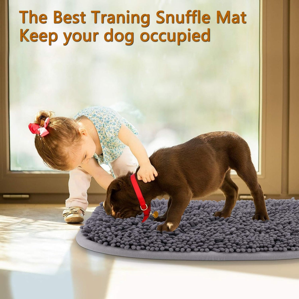 Snuffle Mat for Dogs, Interactive Puzzle Toys Feeding Games for Pets – Essentials for Dogs - 20'' x 28'' - image 4