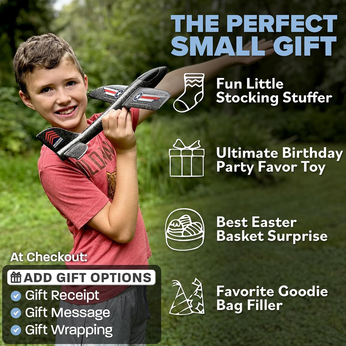 Foam Airplane Toy for Kids, Easy to Throw Glider Plane - 3 Plane Gliders - image 3