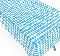 Iceyyyy Halloween skeleton tablecloth, black plastic table cover with skeleton print - view 21