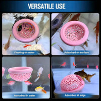 Multi-Functional Betta Hammock Feeding Bed - Pink - image 2