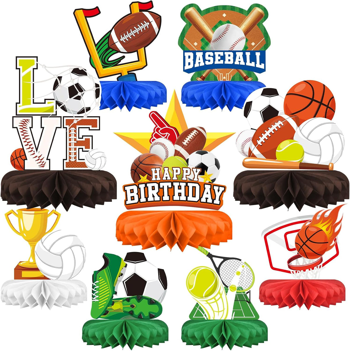 Halloween Party Decorations - Multicolor / Sports