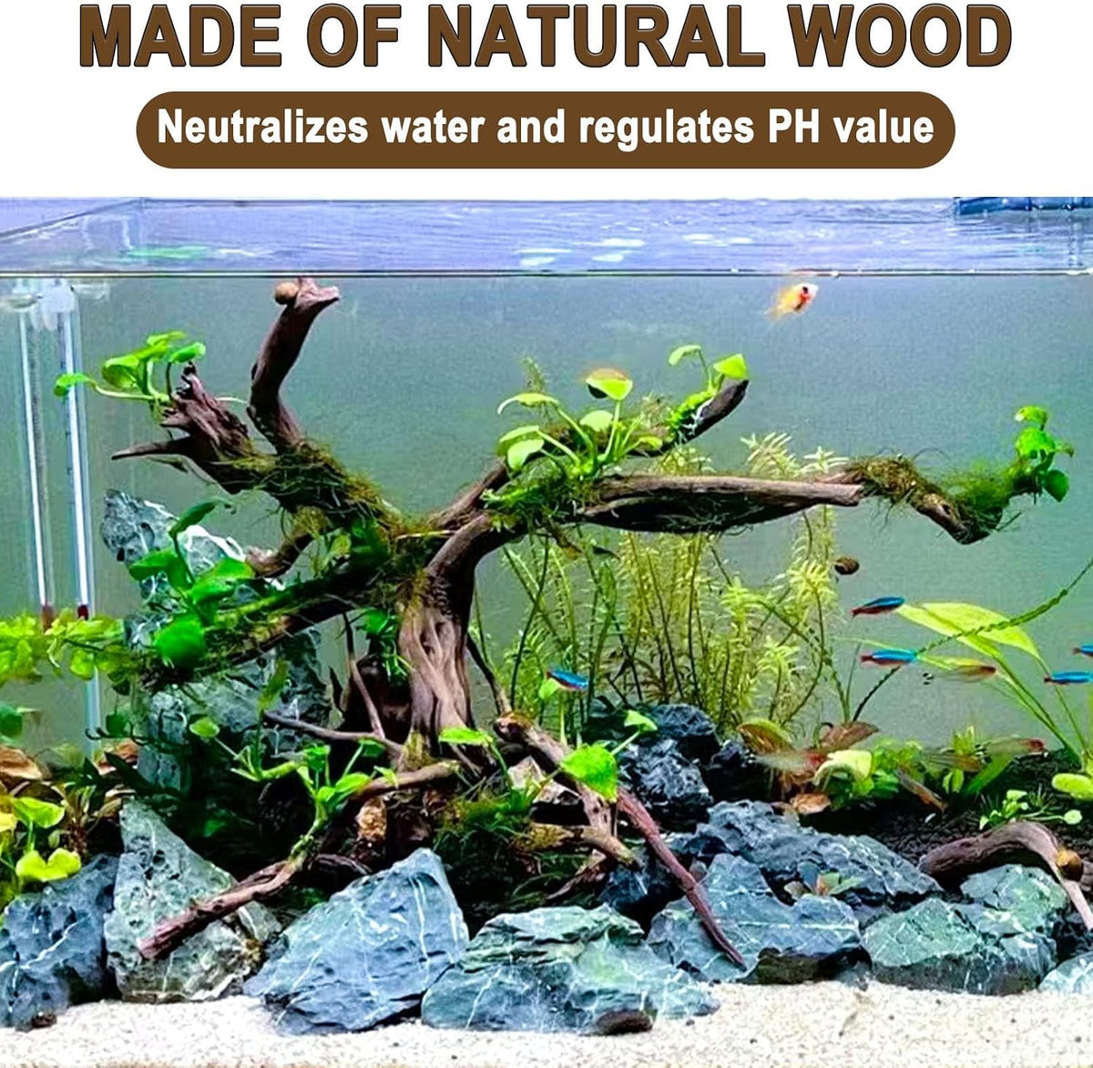 kathson 4Pcs Aquarium Driftwood - image 2