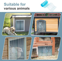 Uross Dog Door Replacement Flaps 5.9 FT x 7.9 in Ruff Weather DIY Cat - 1 / 5.3FT (L) x 15.7 IN (W) - image 4