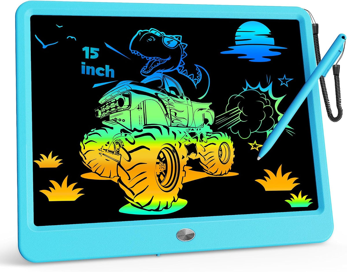 KOKODI 12 Inch LCD Writing Tablet with Anti-Lost Stylus - Blue / 15 inch