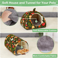 Bienbee Guinea Pig Hideout - Green Mushroom / Small(7.3"L x 7.3"W x 6.7"H) - image 3