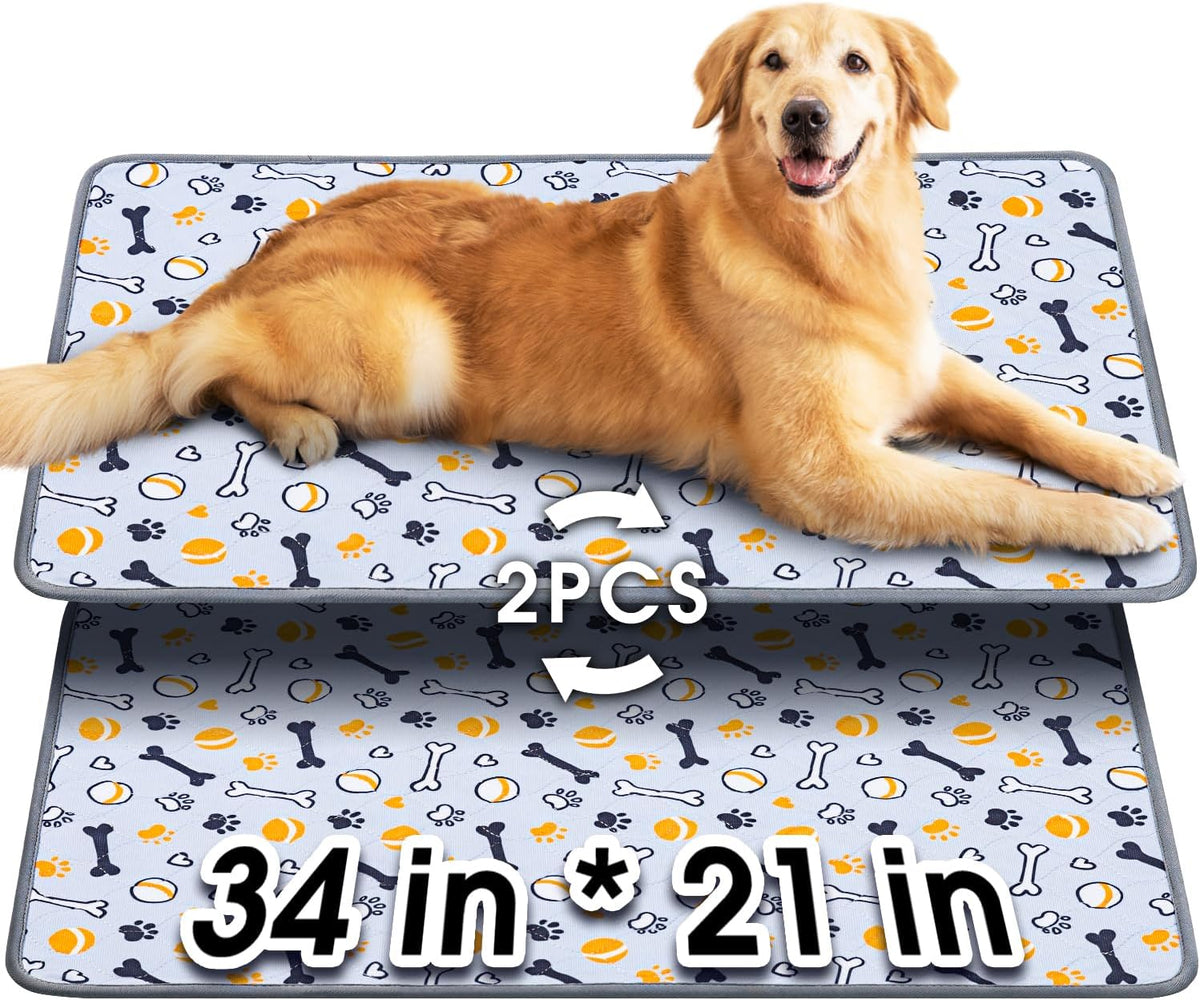 Hompet Dog Grass Pad with Tray Large, 35"x22.5" - Gray / 34 x 21"