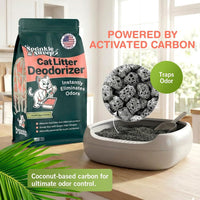 Sprinkle & Sweep: Litter Box Deodorizer - 1 Bag + Speed Sifter + Spray - image 2